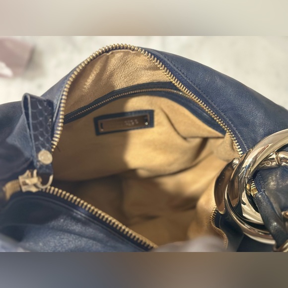 Jimmy Choo Solar Hobo Bag with Python Accents - Comes with COA - Picture 6 of 10